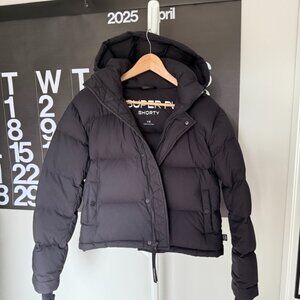 Aritzia Super Puff Shorty Black Jacket